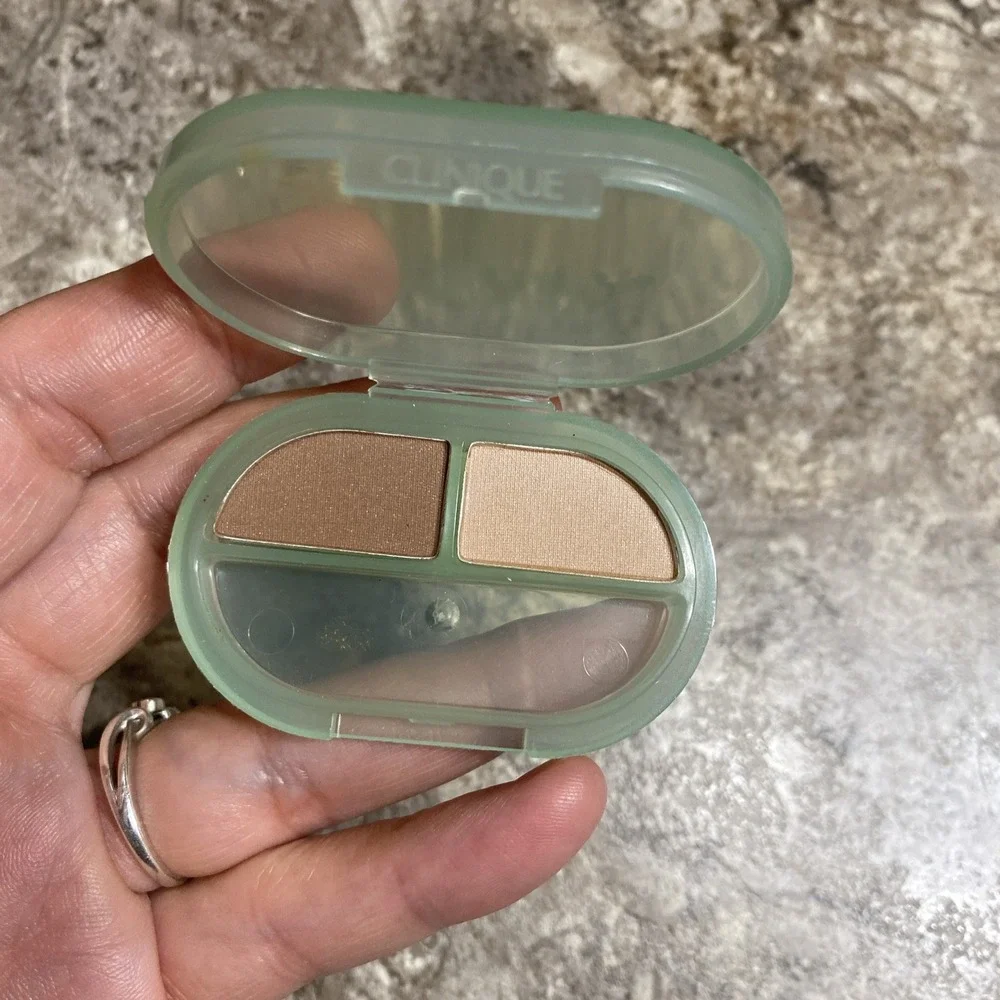Clinique Stay The Day Eyeshadow‎ Duo 04 Spiced Mocha / 11 Honeybunch